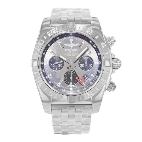 breitling chronomat 44 gmt stainless steel watch f561-375a|Breitling Chronomat 44 Gmt AB0420 .